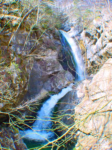 Srednji slap - middle waterfall (20 m - 65 feet)